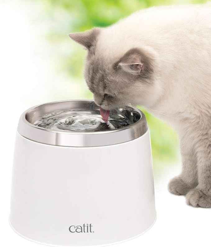 Catit Fresh & Clear Stainless Steel Cat Water Fountain, 50023