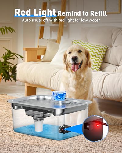 Replacement Dog Water Fountain Pump for lesotc Stainless Steel Pet Fountains