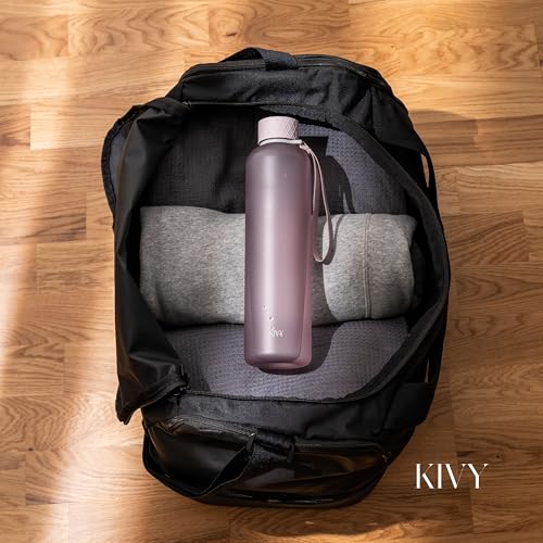 Slim Water Bottle 32oz [Lightweight & Shatterproof]