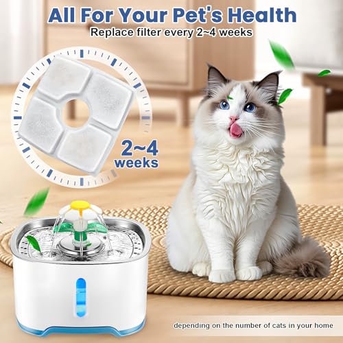 Cat Water Fountain Filter Replacement (12 Count)