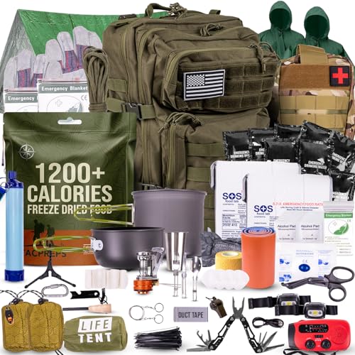 Bug Out Bag Backpack Survival Kit (2 Persons for 72 Hours)
