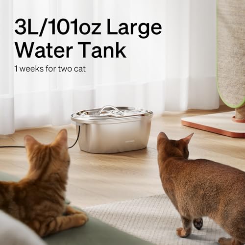 Stainless Steel Cat Water Fountain