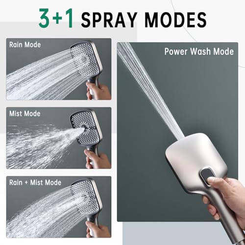 13 Inch Rain Shower Head with Handheld Combo