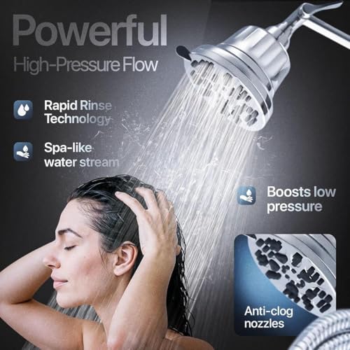 Dual Filtered Shower Head Combo