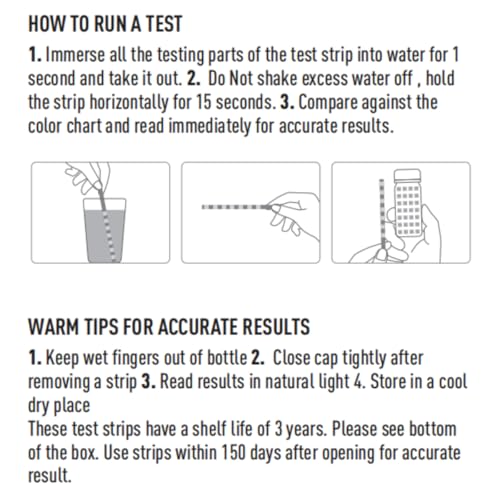 7 Way Pool Test Strips