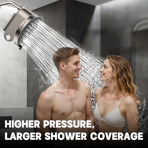 High Flow Filtered Shower Head