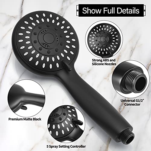 Handheld Shower Head High Pressure 5