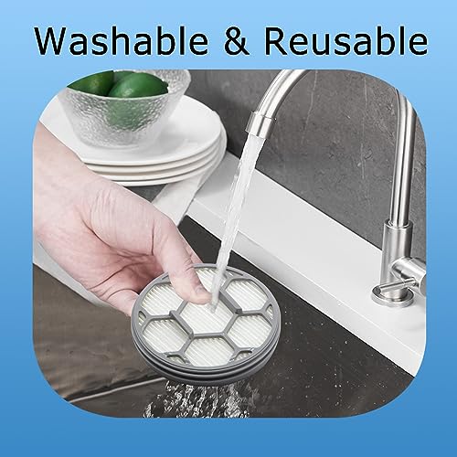 2 HEPA Filters & 10 Sponge Filters Replacement for Neakasa (12 Count)