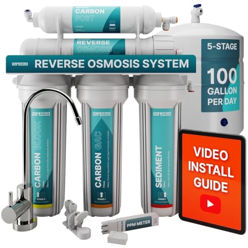 5 Stage Under Sink Reverse Osmosis Water Filter System