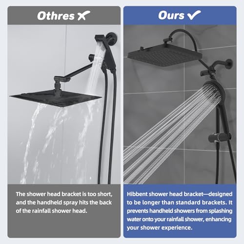 Upgraded cUPC Certified 13'' Shower Head Combo