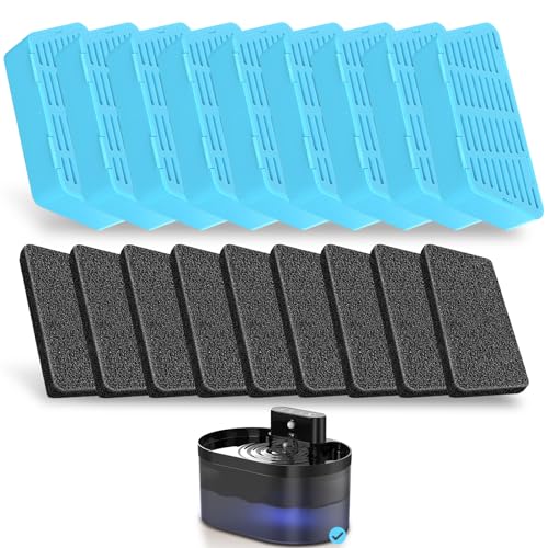 Cat Water Fountain Replacement Filters for 2.2L (9 Count)