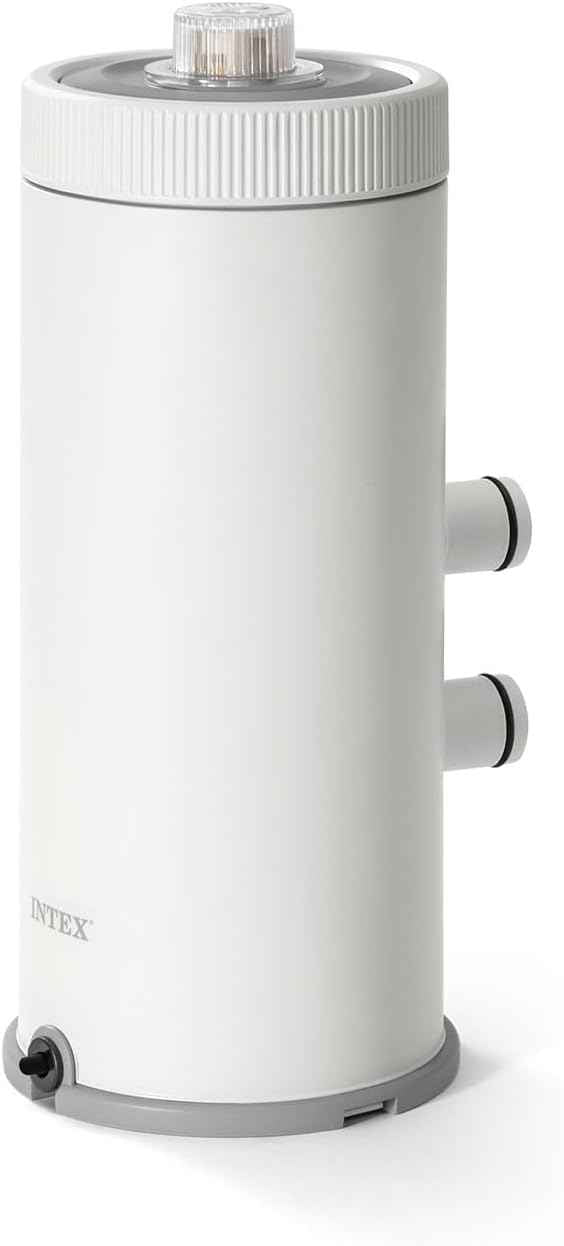 INTEX C1000 Cartridge Filter Pump for AGP: 1000 GPH Pump Flow Rate - Cartridge Gauge Indicator - HydroAeration Technology - Includes Type A Filter Cartridge - Turnover Rate/System Flow 750 GPH