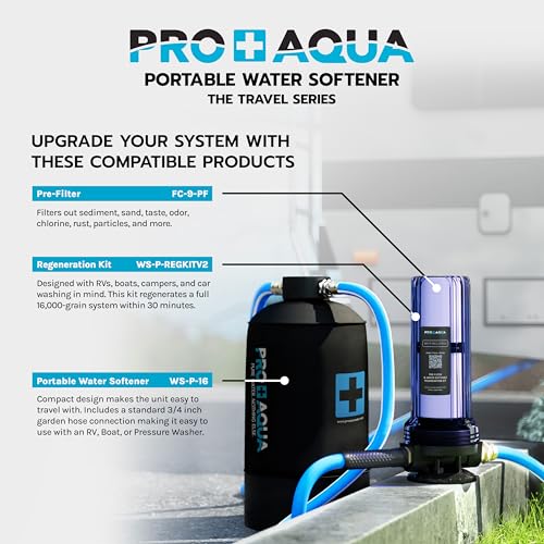 16 000 Grain Portable Water Softener for RV