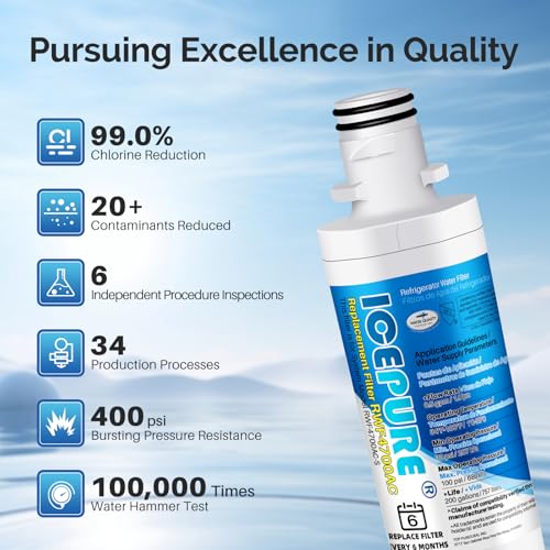 LT1000PC Refrigerator Water Filter and LT120F Air Filter (3 Count)