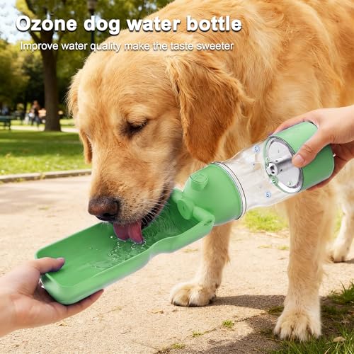 Portable Dog Water Bottle with Ozone Purification