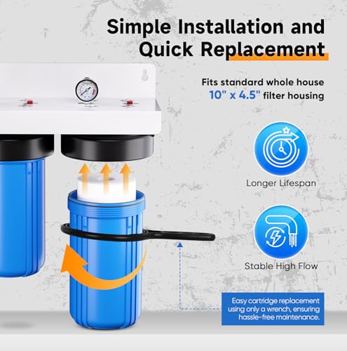 2 Stage Whole House Water Filtration System