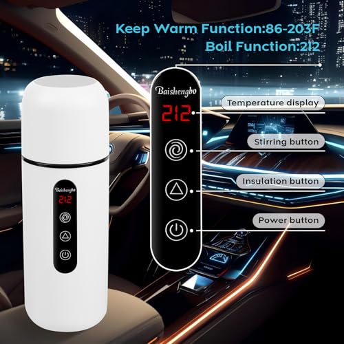 Car Kettle Portable Electric Travel Kettle