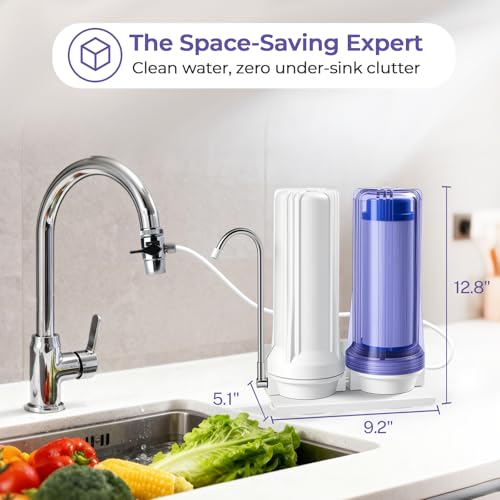 CKC2 2 Stage Countertop Drinking Water Filter System