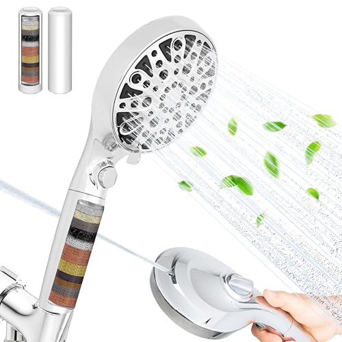 Filtered Handheld Shower Head with 8