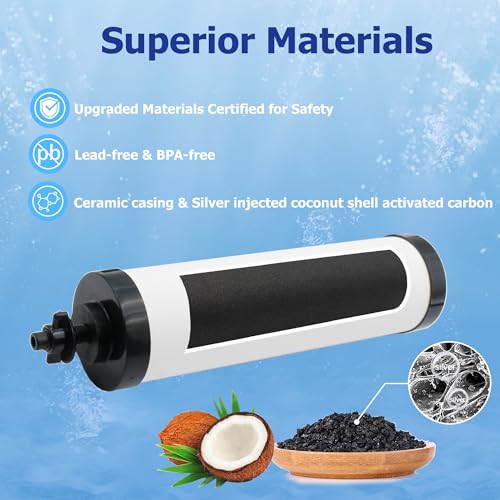 Upgraded】Renami Filter Replacement for Berkey® BB9 (4 Count)