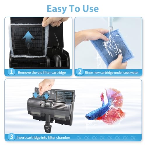 12 Pack Rite Size C Filter Cartridges Compatible with Marineland Penguin PRO Power Filters 275
