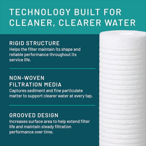 3M Aqua Pure AP100 Series Whole House Water Filter Cartridge AP110 (2 Count)