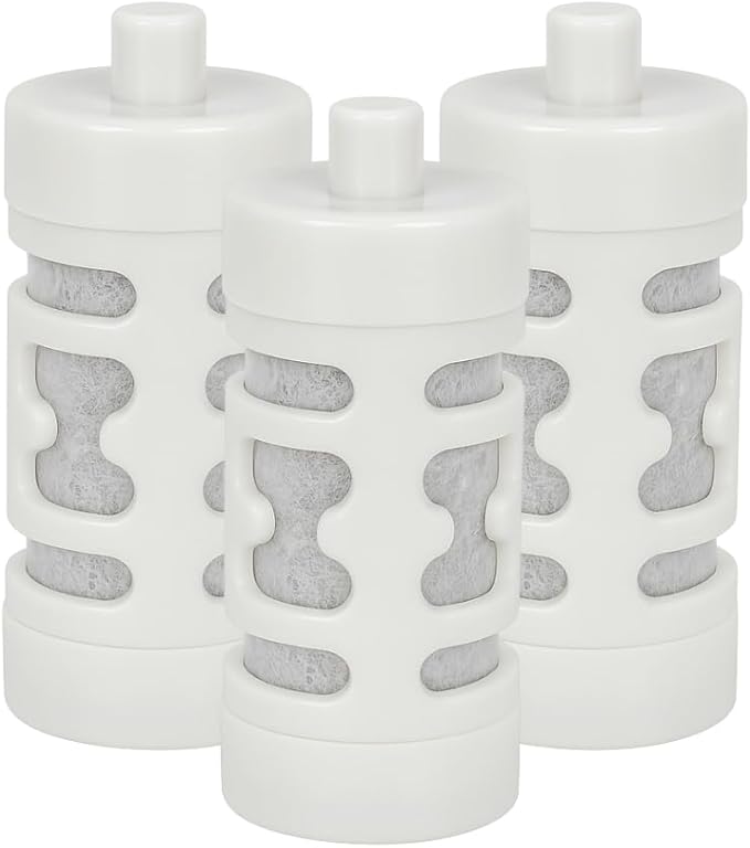 Nispira Activated Carbon Water Filter Replacement Compatible with Philips GoZero Everyday Water Bottle, 3 Pcs