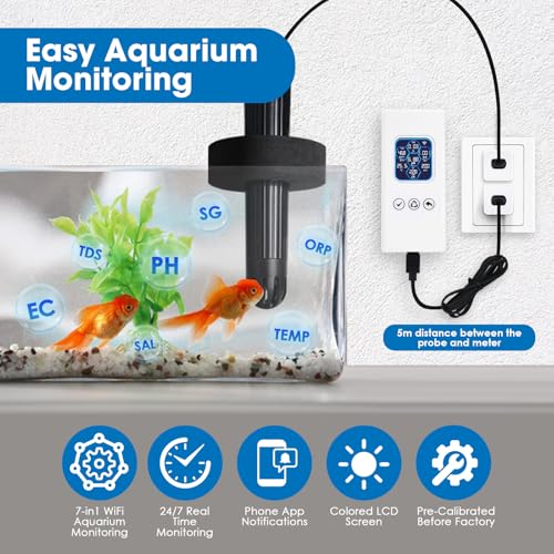 Smart Aquarium Water Quality Monitor 7