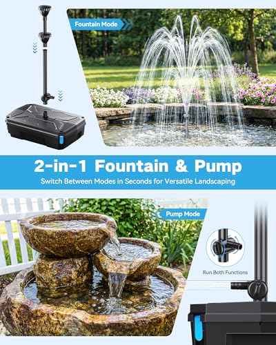 Solar Pond Filter & Pump Kit