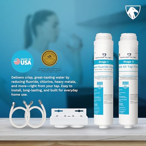 Max, 2-stage, In-line, Under Sink Water Filteration System
