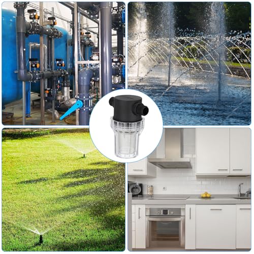 1/2" Male in-Line Strainer Water Pump Filter with 40 Mesh