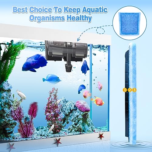 10 Pack Rite Size C Filter Cartridges Compatible with MarineLand Filters (10 Count)