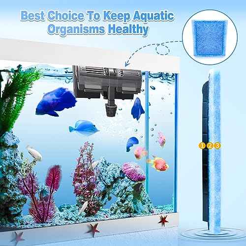 8 Pack Rite Size C Filter Cartridges Compatible with MarineLand Filters