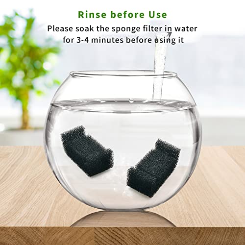 12 Pack Cat Water Fountain Sponge Filters