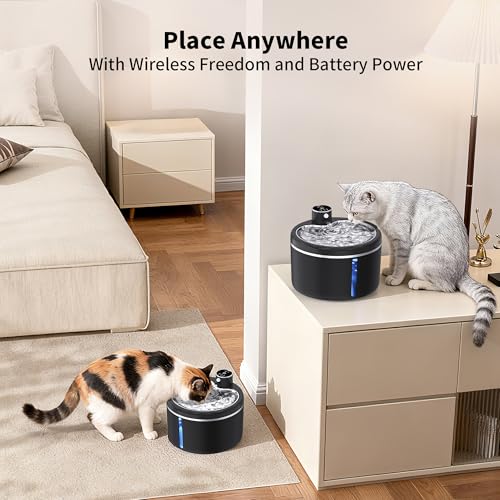 Cat Water Fountain Cordless