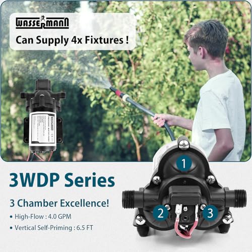 RV Pump 12V Self