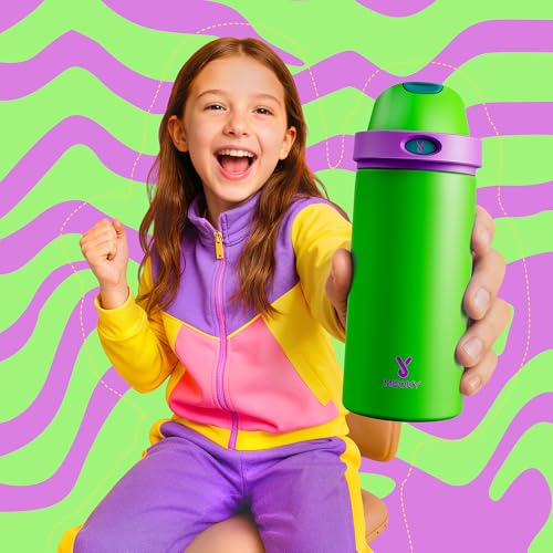 18 oz Kids Water Bottle for School