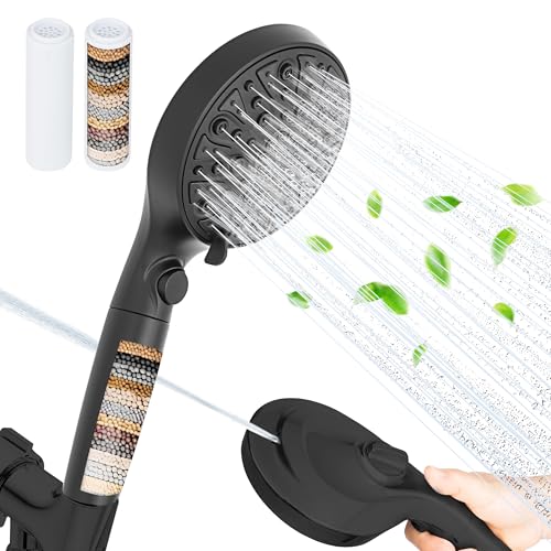 Filtered Handheld Shower Head with 8
