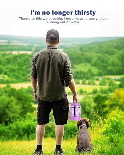 77oz Large Dog Water Bottle