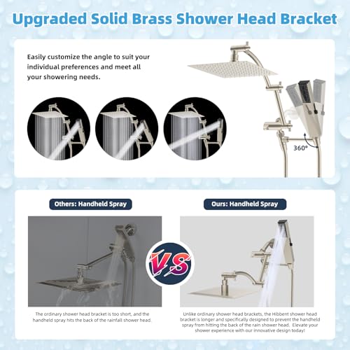 All Metal CUPC Certified 8'' Rainfall Shower Head