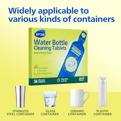 Water Bottle Cleaning Tablets (36 Count)