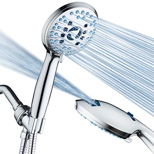 AquaCare 8 mode High Pressure Handheld Shower Head with 2