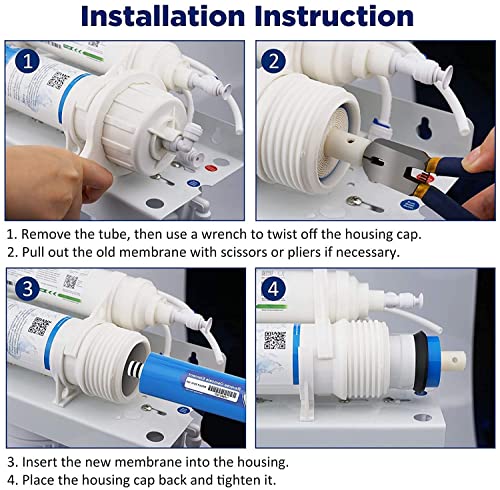 75 GPD Reverse Osmosis Membrane (2 Count)