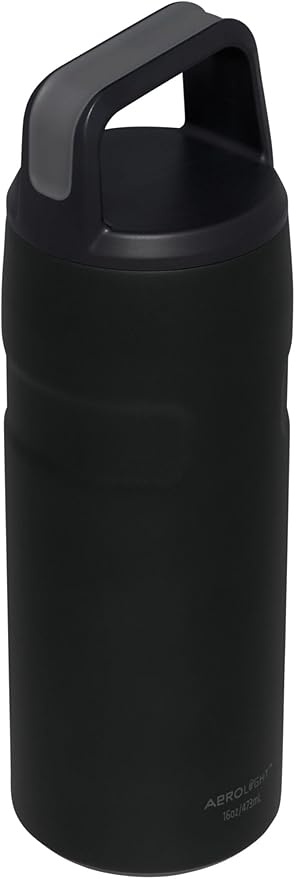 Stanley IceFlow Cap and Carry Water Bottle | Wide Mouth Twist Lid | Lightweight & Leakproof for Travel & Sports | Insulated Stainless Steel | BPA-Free