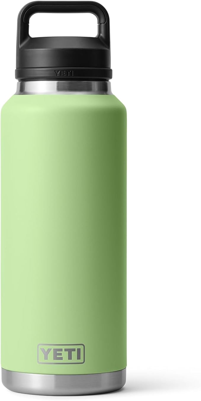 YETI Rambler 46 oz Bottle, Leakproof, Vacuum Insulated, Stainless Steel with Chug Cap, Key Lime