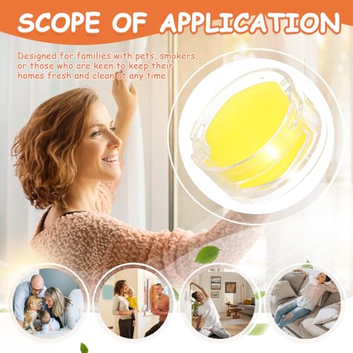 4Pack Odor Neutralizer Replacement Cartridge fit for Shark AZ3000 AZ3002 HZ3000 IZ862H IZ562H ZD550 ZU102 LA702 Odor Elimination Replacement 1541FC3000