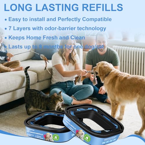 Genie Refill Bags for Cat Dog 2 Pack (2 Count)
