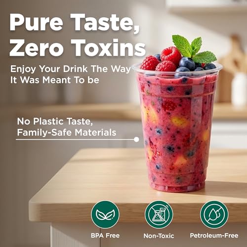 16 Oz Plant Based Disposable Party Cups (500 Count)