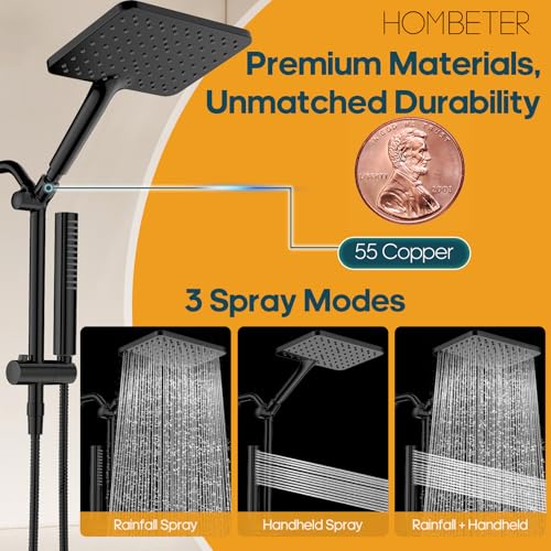 High Pressure Filtered Shower Head with Handheld Combo