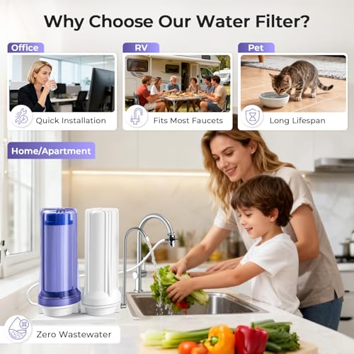 CKC2 2 Stage Countertop Drinking Water Filter System